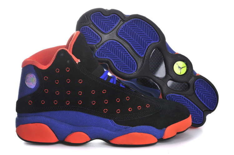 Air Jordan 13 Mens Shoes Purple/Orange/Black Online